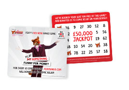 Foxy Red Nose Day mouse mat